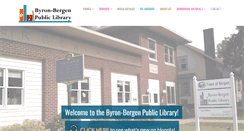 Desktop Screenshot of byron-bergenpubliclibrary.org
